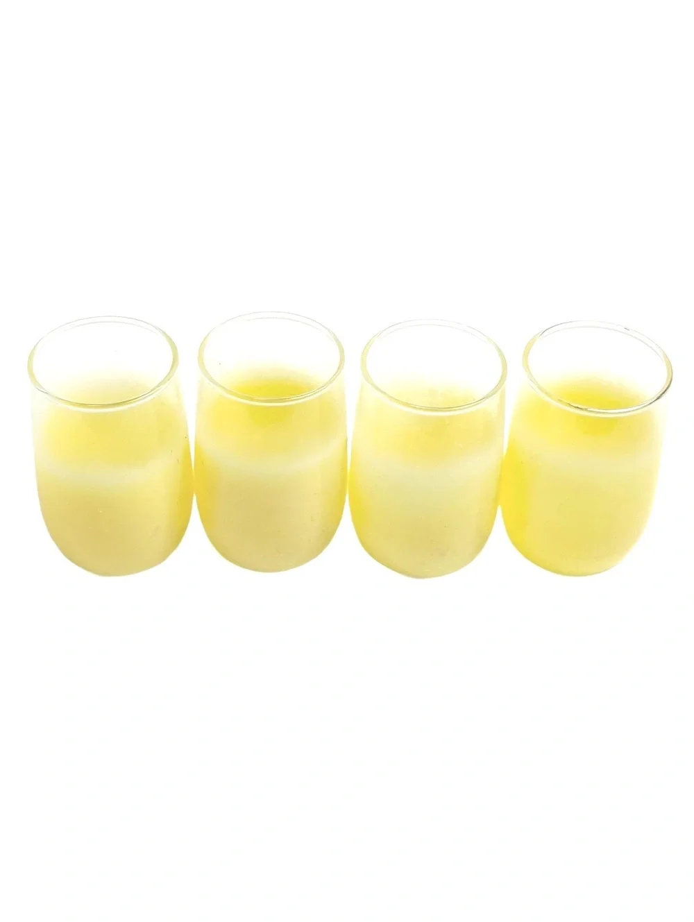 Blends Juice Glasses in Yellow by Anchor Hocking